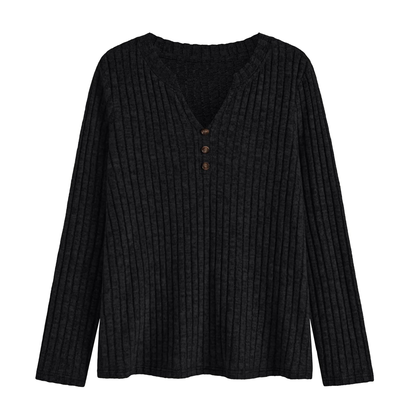 Tunic Shirts for Womens Long Sleeve Tops Casual V Neck Sweaters for Women Blouses