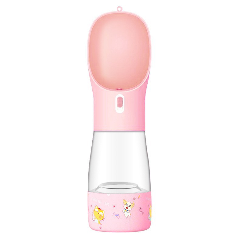 Leak-Proof Pet Travel Water Bottle & Food Bowl - Outdoor