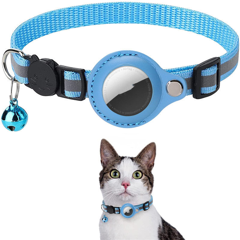 Nylon AirTag Tracking Collar - Reflective & Waterproof
