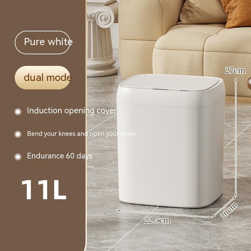 Automatic Smart Trash Can with Lid - Motion Sensor Dustbin, Touchless Smart Dustbin - Rechargeable Automatic Trash Bin