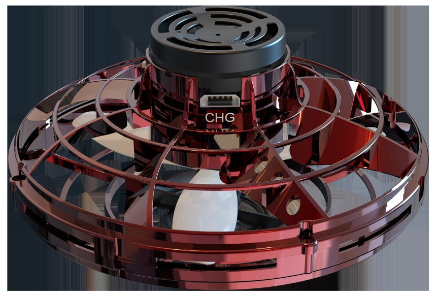 LED Mini Flying Spinner – Interactive UFO Drone & Fidget Toy