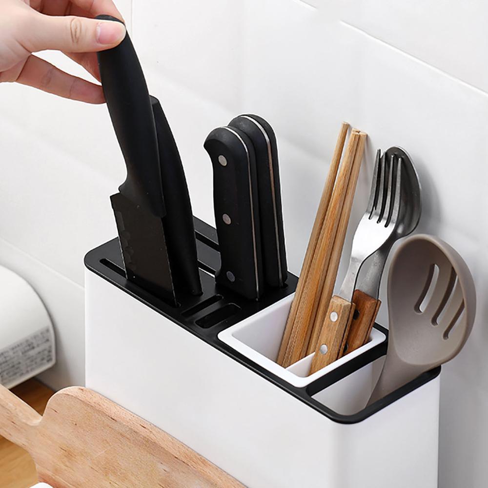 Kitchen Knife Holder & Cutlery Organizer Storage Rack