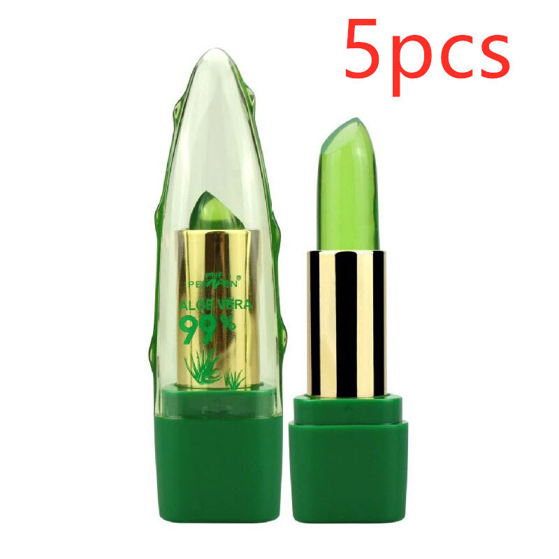 Aloe Vera Magic Color Changing Lipstick - pH Reactive Moisturizing Lip Balm