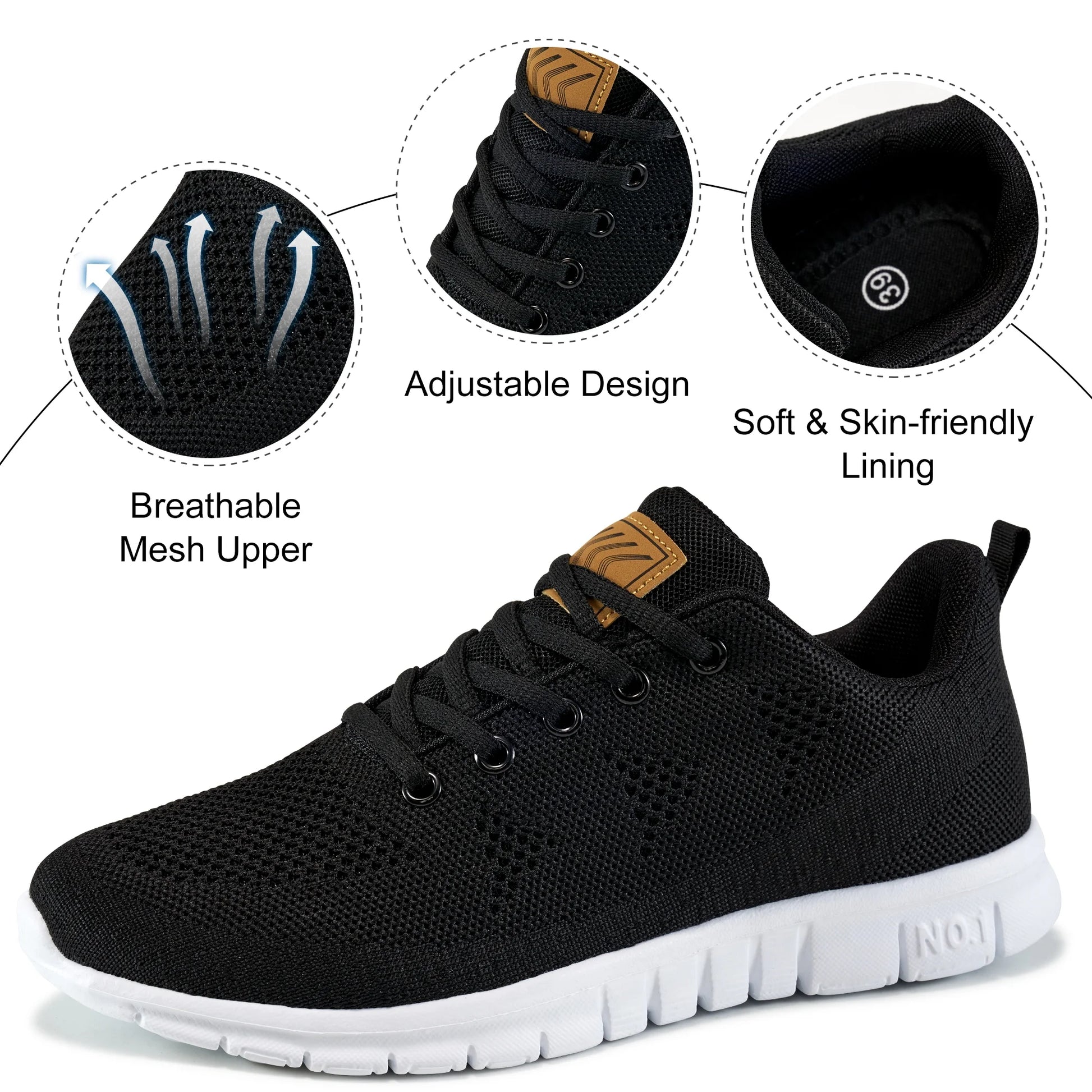 Women Running Shoes Breathable Casual Sneakers Comfortable Walking Tennis Shoes