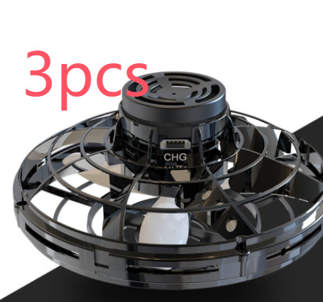 LED Mini Flying Spinner – Interactive UFO Drone & Fidget Toy