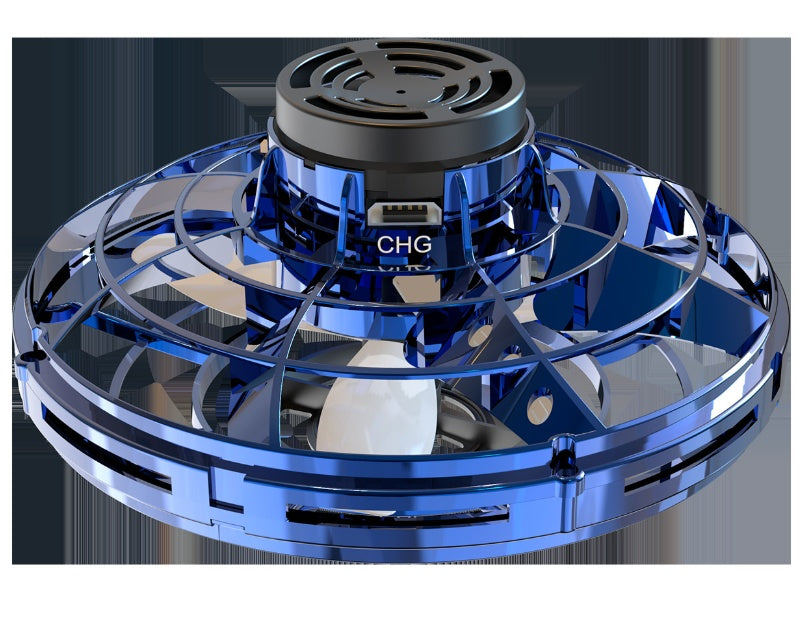 LED Mini Flying Spinner – Interactive UFO Drone & Fidget Toy