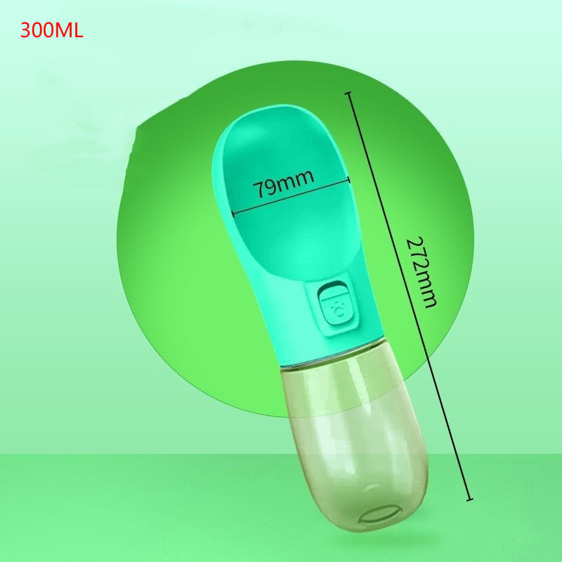 Leak-Proof Pet Travel Water Bottle & Food Bowl - Outdoor