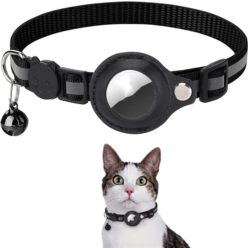 Nylon AirTag Tracking Collar - Reflective & Waterproof