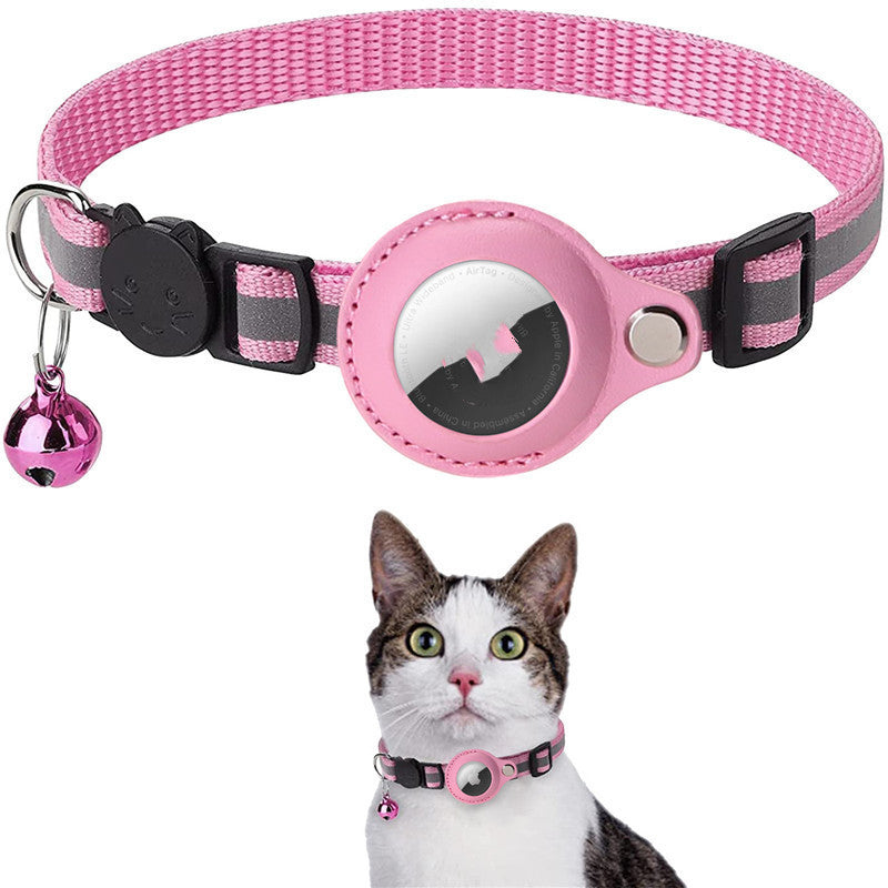Nylon AirTag Tracking Collar - Reflective & Waterproof