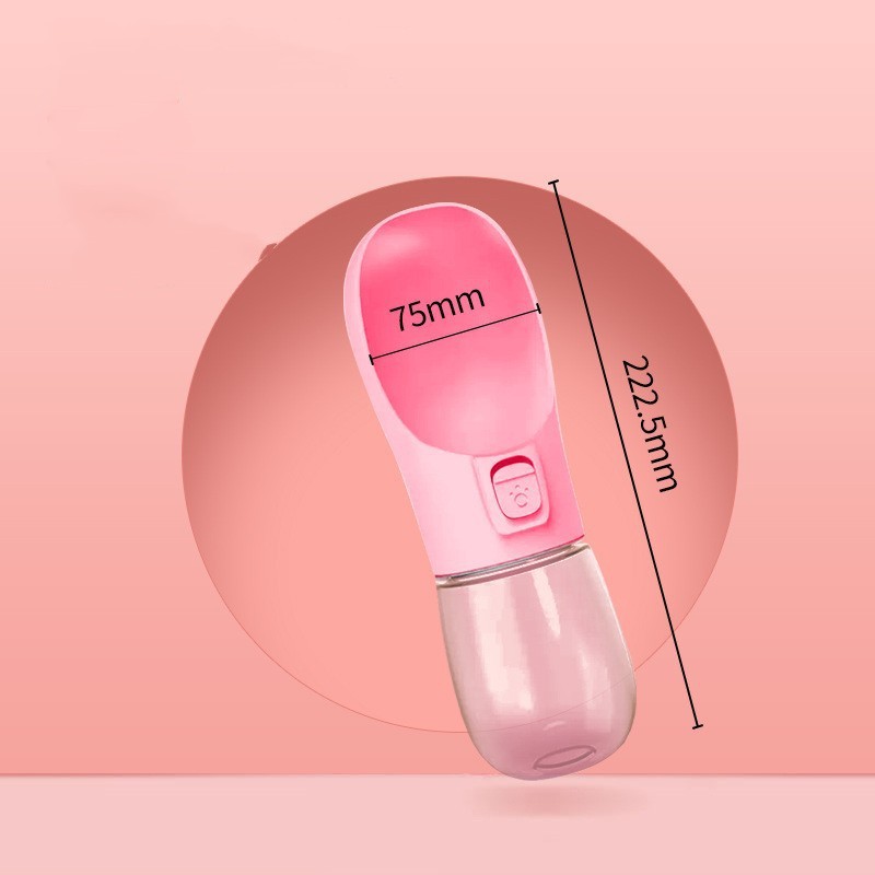 Leak-Proof Pet Travel Water Bottle & Food Bowl - Outdoor