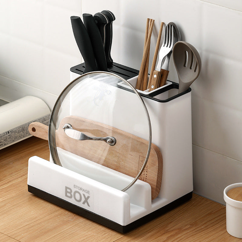 Kitchen Knife Holder & Cutlery Organizer Storage Rack