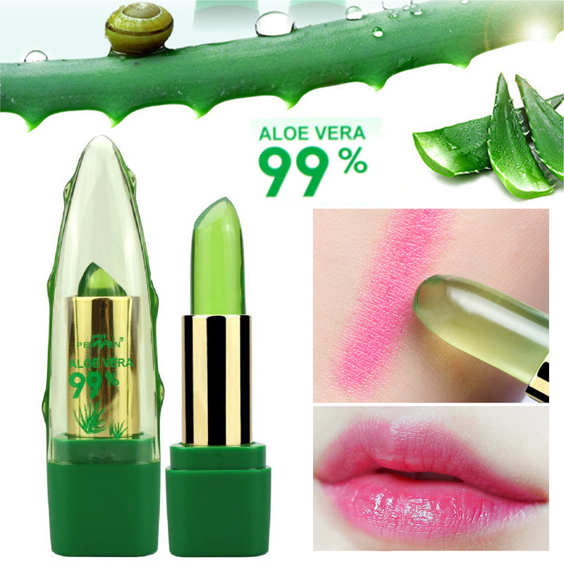 Aloe Vera Magic Color Changing Lipstick - pH Reactive Moisturizing Lip Balm