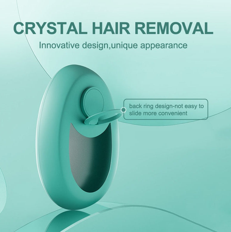 Crystal Hair Remover for Women & Men - Reusable Exfoliating Stone