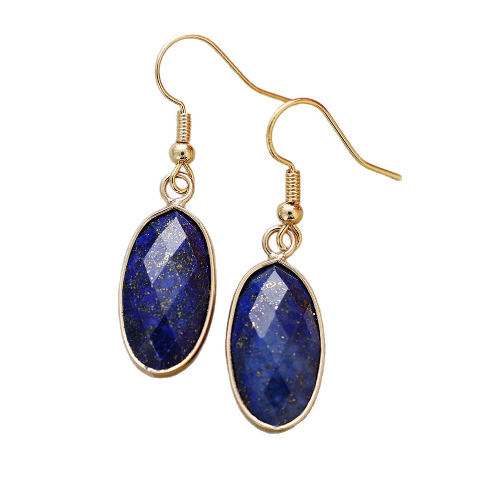 Natural Stone Crystal Earrings European And American Style