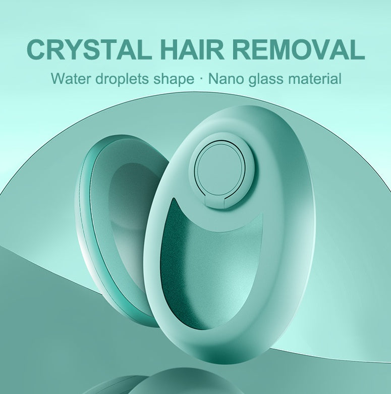 Crystal Hair Remover for Women & Men - Reusable Exfoliating Stone