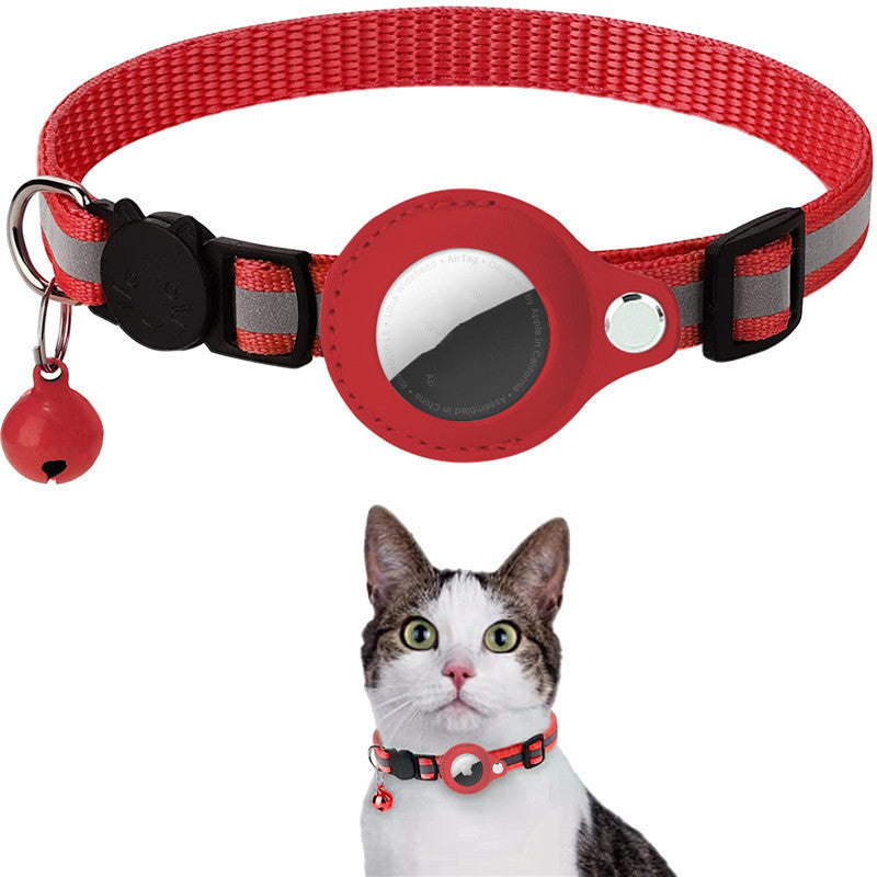 Nylon AirTag Tracking Collar - Reflective & Waterproof