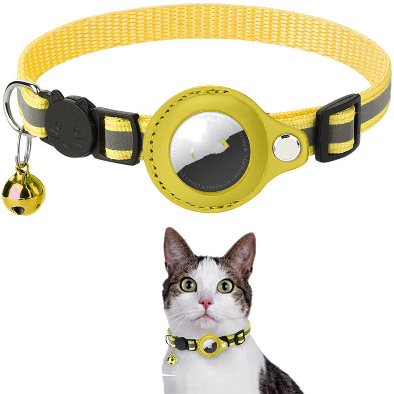 Nylon AirTag Tracking Collar - Reflective & Waterproof