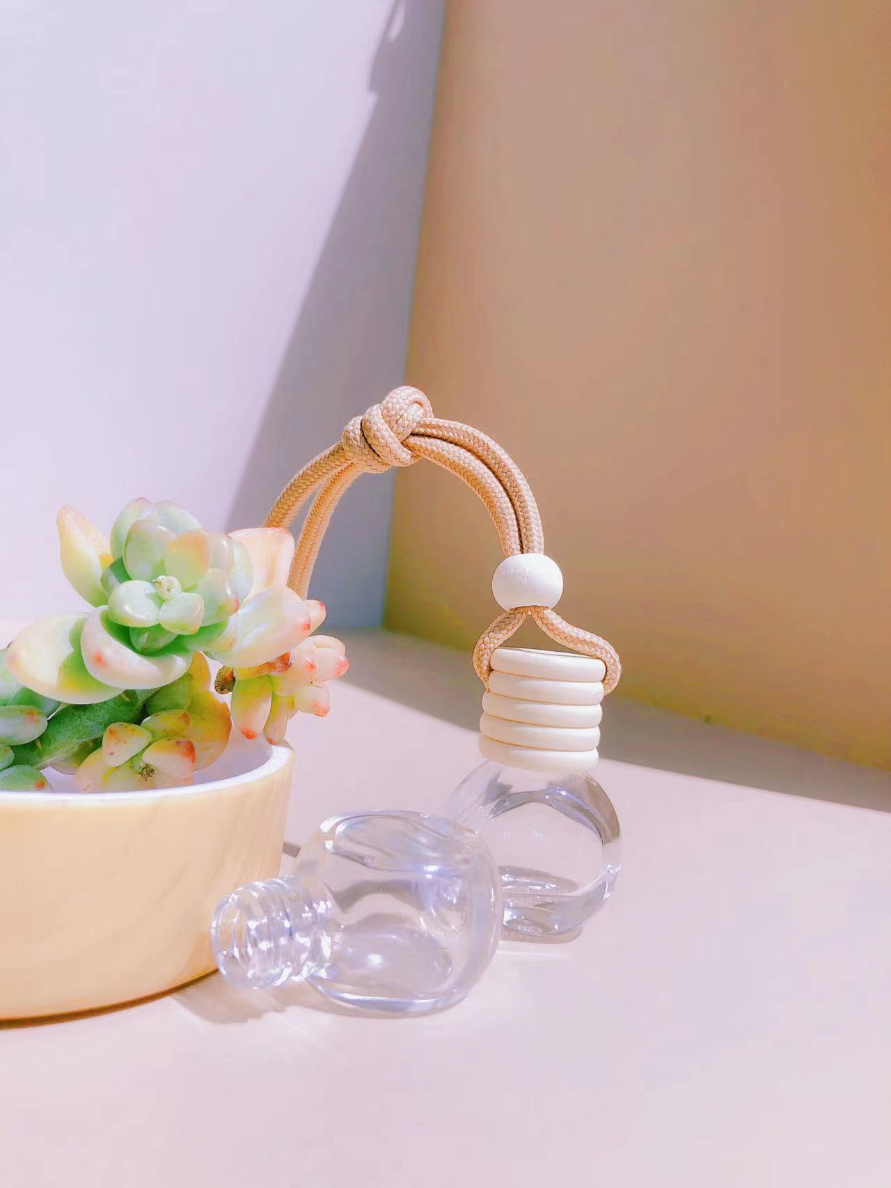 Long-Lasting Car Air Freshener - Essential Oil Hanging Diffuser