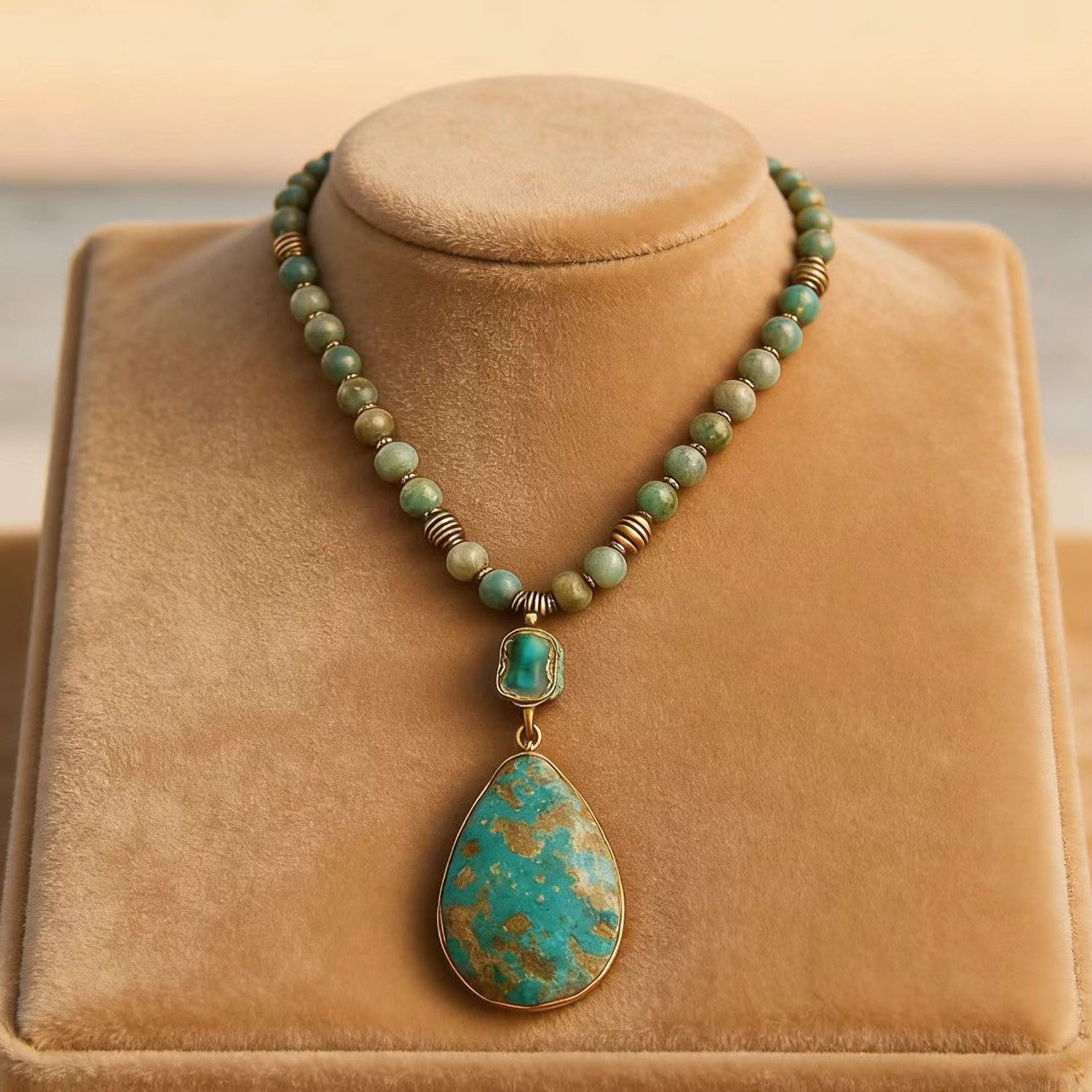 Handmade Beaded Choker - Elegant Vintage Accessory for Women