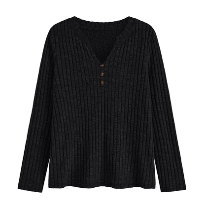 Tunic Shirts for Womens Long Sleeve Tops Casual V Neck Sweaters for Women Blouses