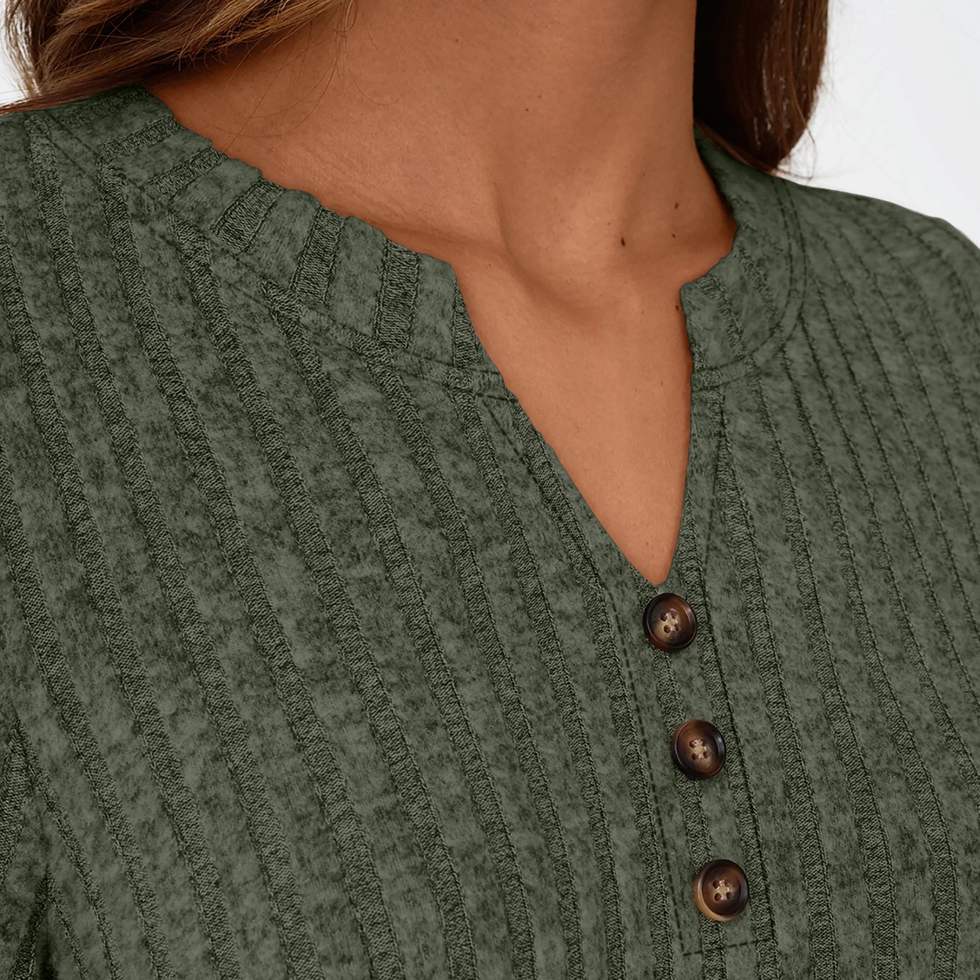 Tunic Shirts for Womens Long Sleeve Tops Casual V Neck Sweaters for Women Blouses