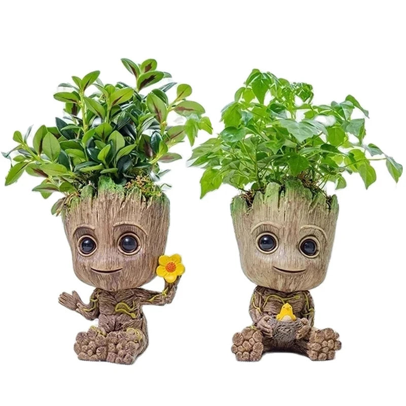 Cartoon Groot Miniature - Cute Tree Man Desktop Ornament