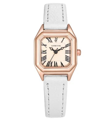 Minimalist Women's Casual Clock - Tomi L38 Leather Watch