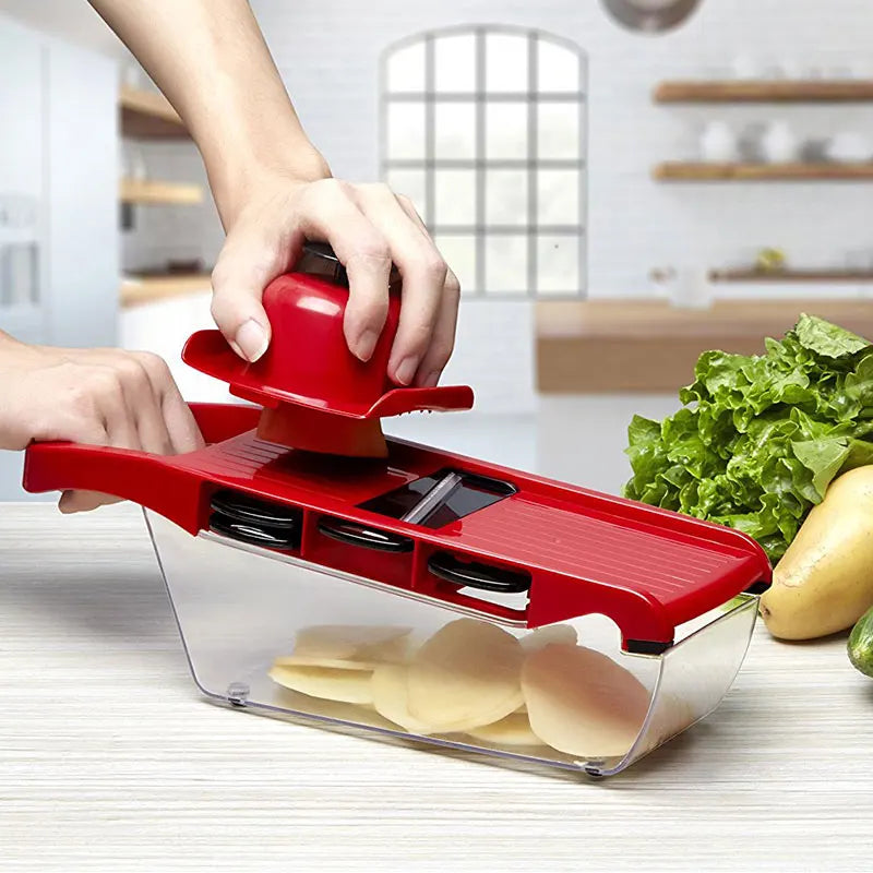 Myvit Vegetable Cutter - 3-in-1 Slicer, Peeler & Grater