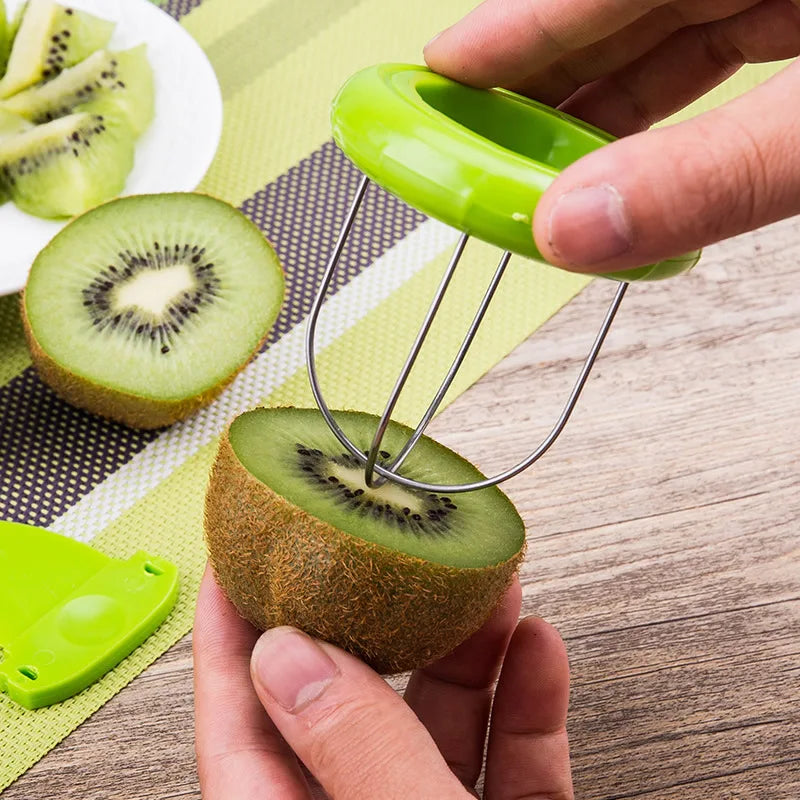 Detachable Kiwi Cutter & Peeler - Creative Fruit Salad Kitchen Gadget