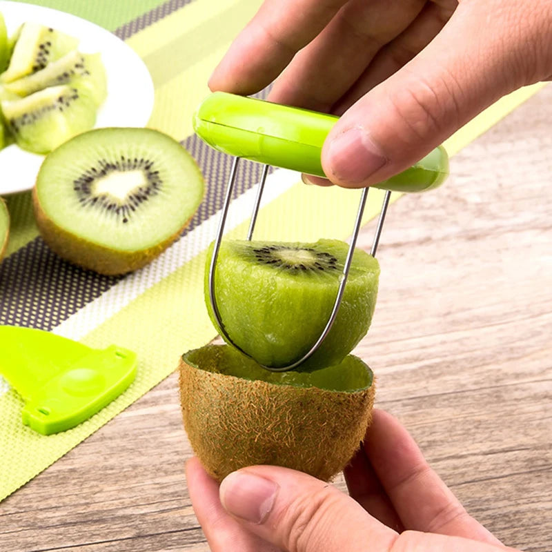 Detachable Kiwi Cutter & Peeler - Creative Fruit Salad Kitchen Gadget