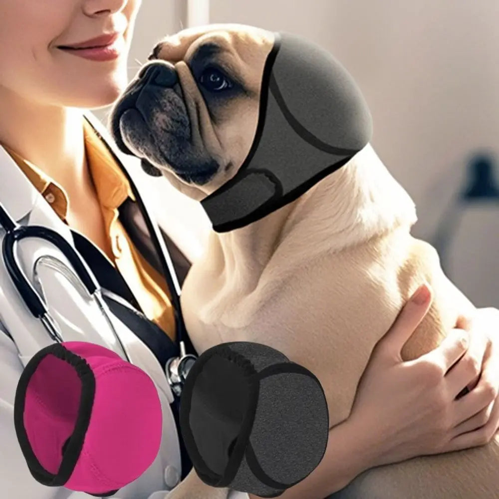 Noise Reduction Dog Ear Covers Hearing Protection Adjustable Dog Calming Earmuff Waterproof Anti-noise Pet Ear Muffs
