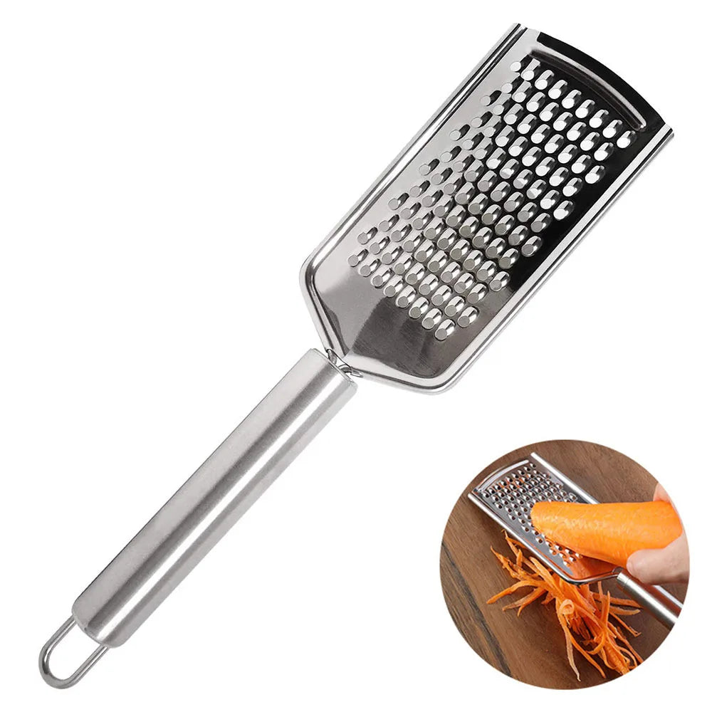 LMETJMA Stainless Steel Lemon Zester & Micro Blade Grater
