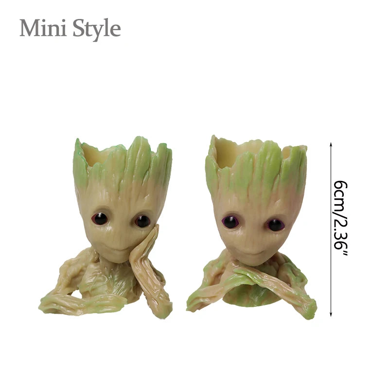 Cartoon Groot Miniature - Cute Tree Man Desktop Ornament