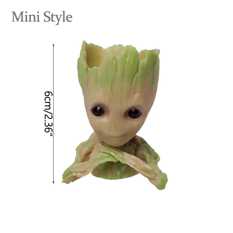 Cartoon Groot Miniature - Cute Tree Man Desktop Ornament