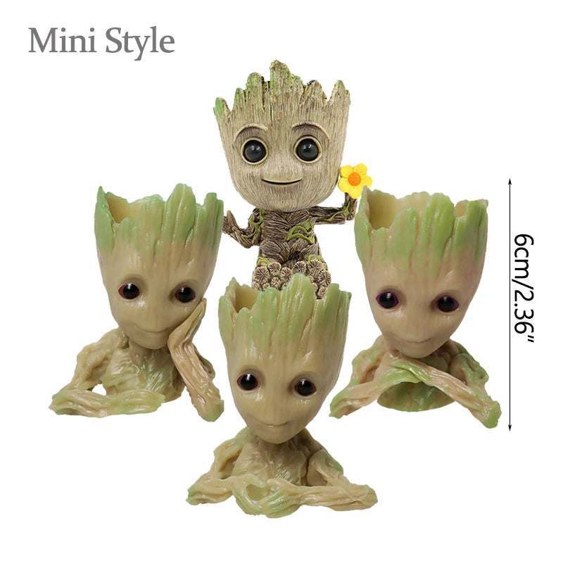 Cartoon Groot Miniature - Cute Tree Man Desktop Ornament