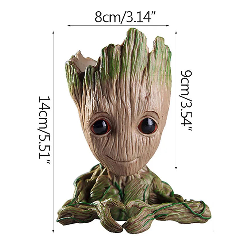 Cartoon Groot Miniature - Cute Tree Man Desktop Ornament