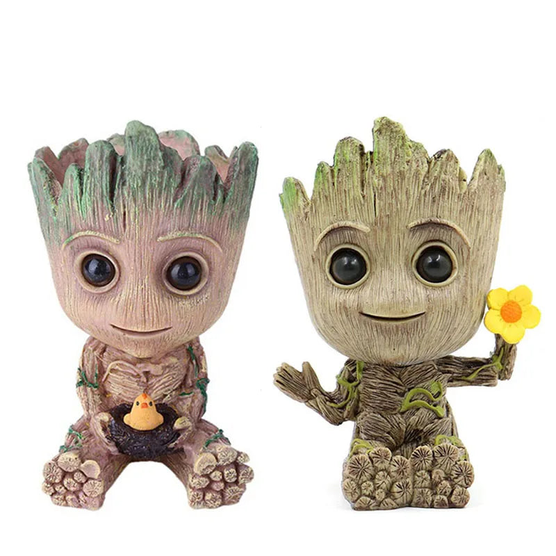 Cartoon Groot Miniature - Cute Tree Man Desktop Ornament