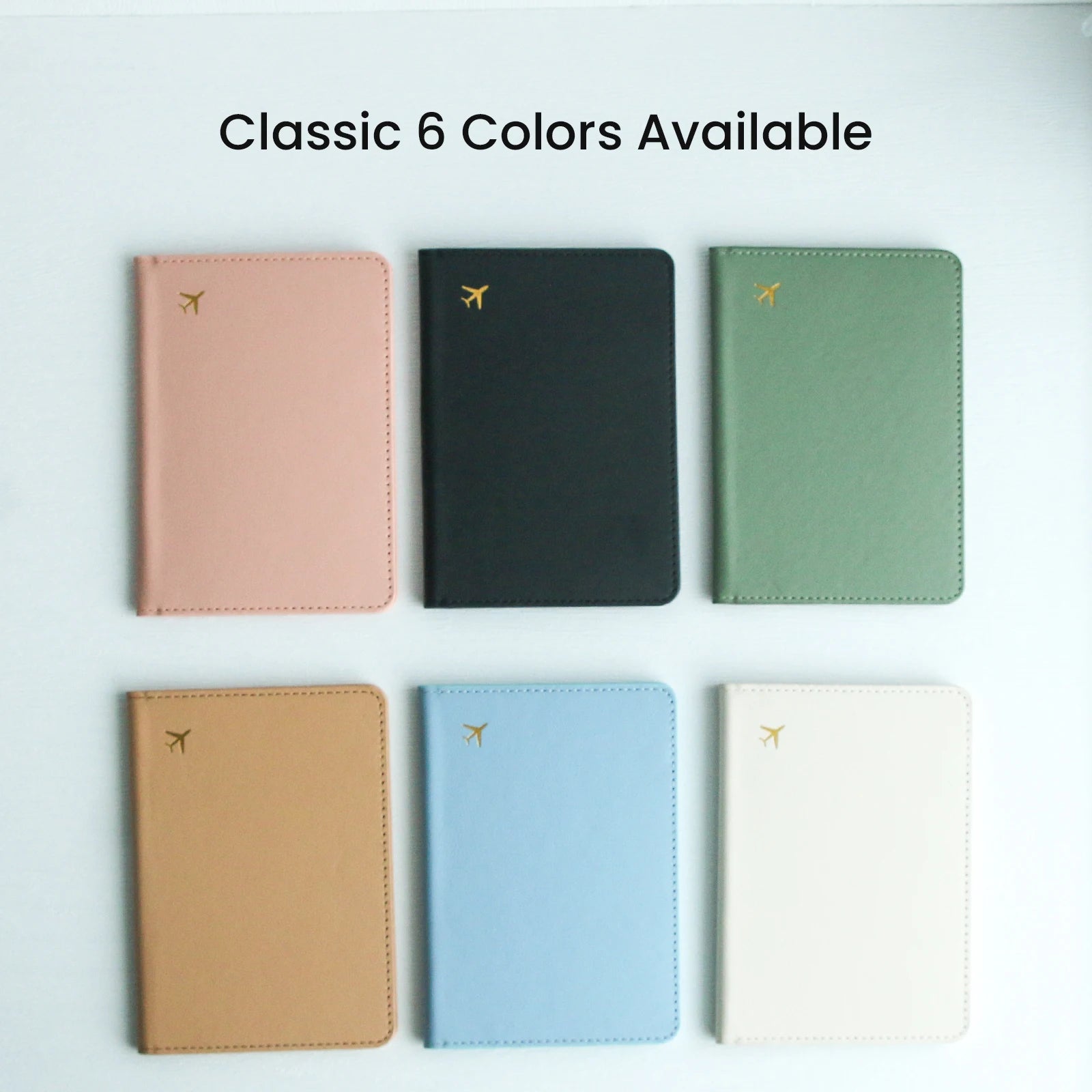 RFID Blocking Passport Wallet - Slim Faux Leather Travel Holder & Vaccine Card Organizer, Lightweight & Waterproof