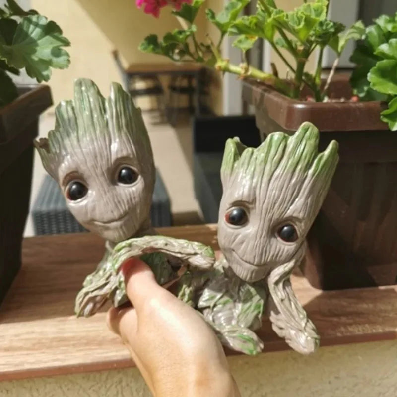 Cartoon Groot Miniature - Cute Tree Man Desktop Ornament