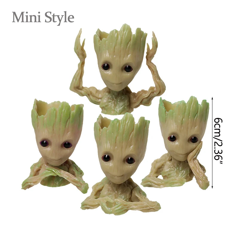 Cartoon Groot Miniature - Cute Tree Man Desktop Ornament