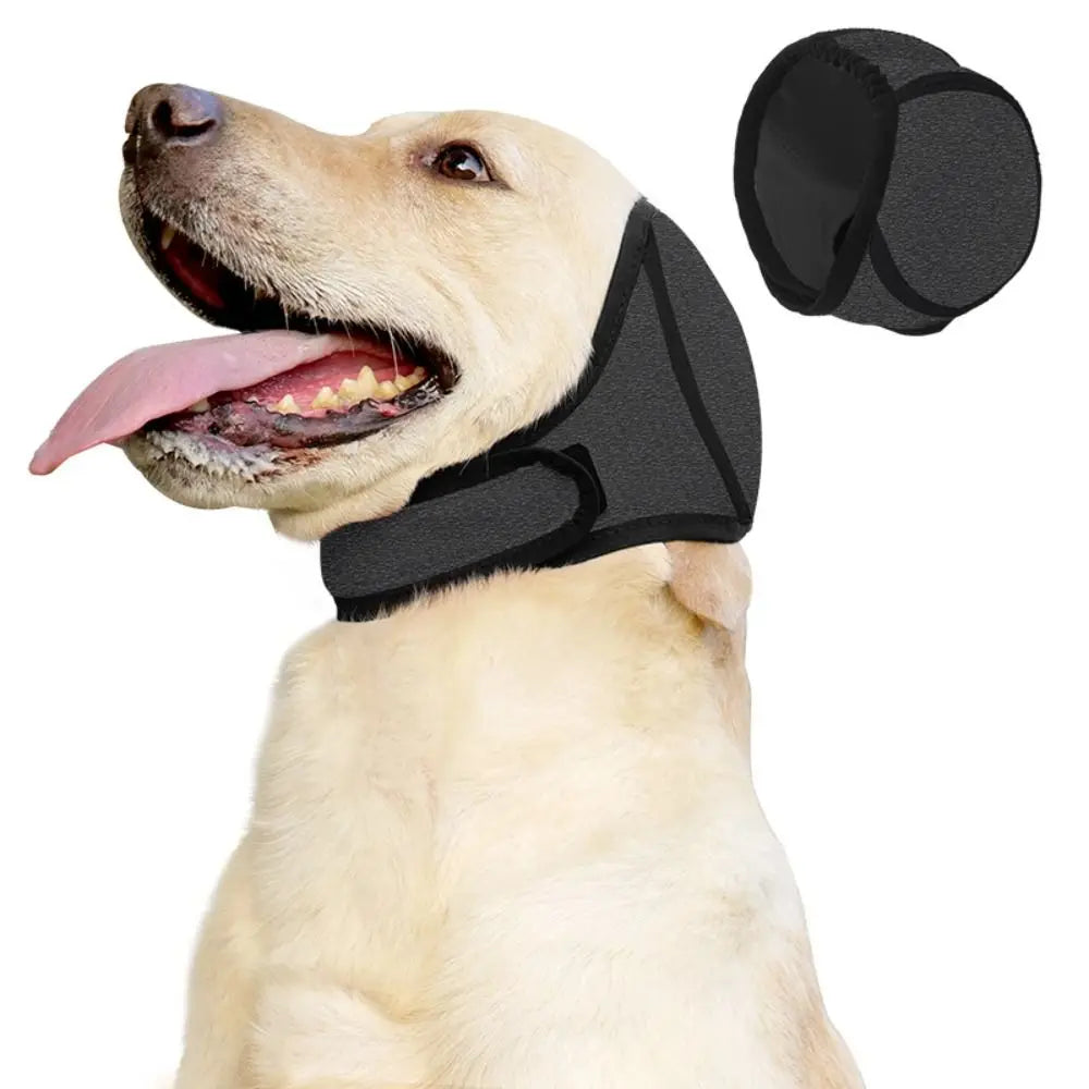 Noise Reduction Dog Ear Covers Hearing Protection Adjustable Dog Calming Earmuff Waterproof Anti-noise Pet Ear Muffs