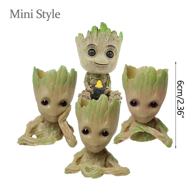 Cartoon Groot Miniature - Cute Tree Man Desktop Ornament
