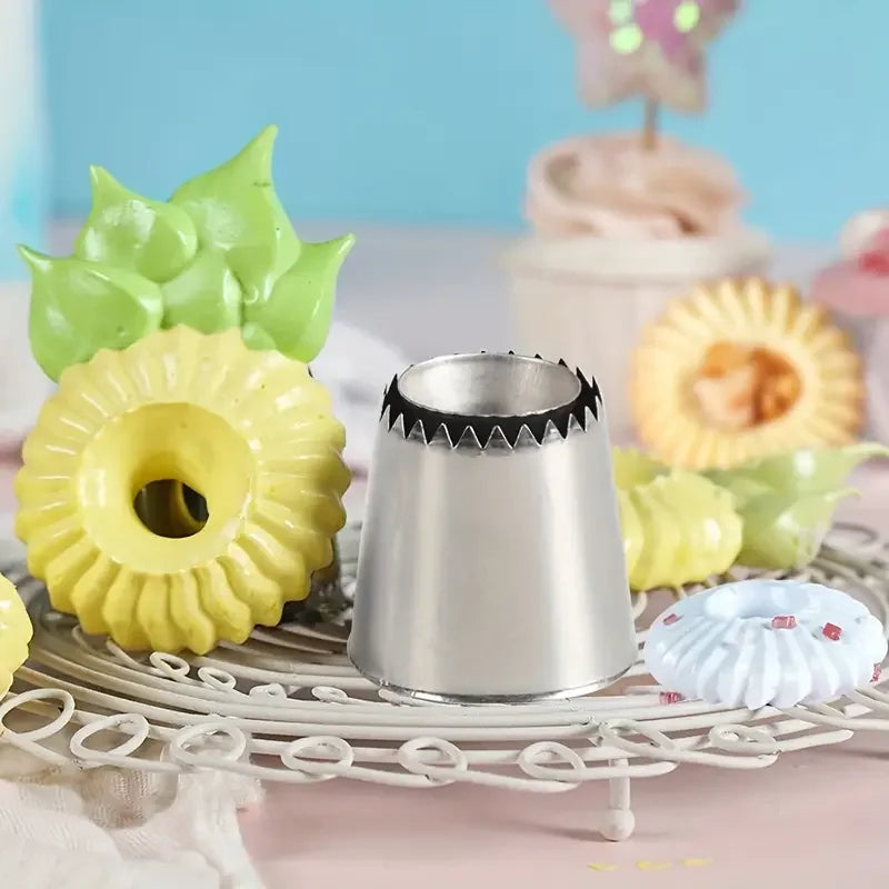 2pcs Large Russian Icing Nozzles - Stainless Steel Cake Tool