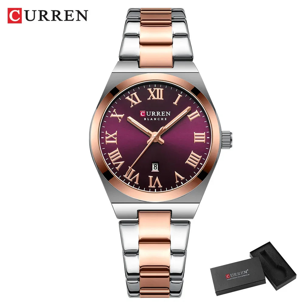 Luxury Women's Watch - Waterproof Stainless Steel Dress Watch