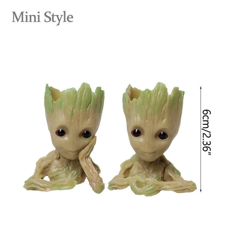 Cartoon Groot Miniature - Cute Tree Man Desktop Ornament