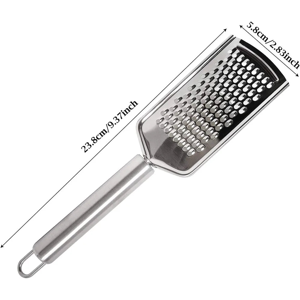LMETJMA Stainless Steel Lemon Zester & Micro Blade Grater