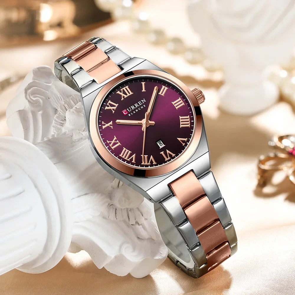 Luxury Women's Watch - Waterproof Stainless Steel Dress Watch