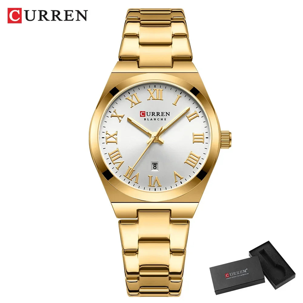 Luxury Women's Watch - Waterproof Stainless Steel Dress Watch