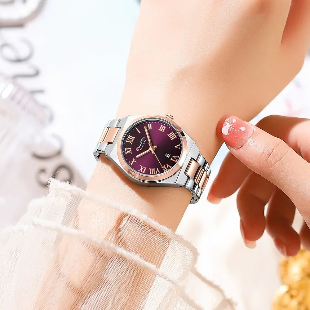 Luxury Women's Watch - Waterproof Stainless Steel Dress Watch