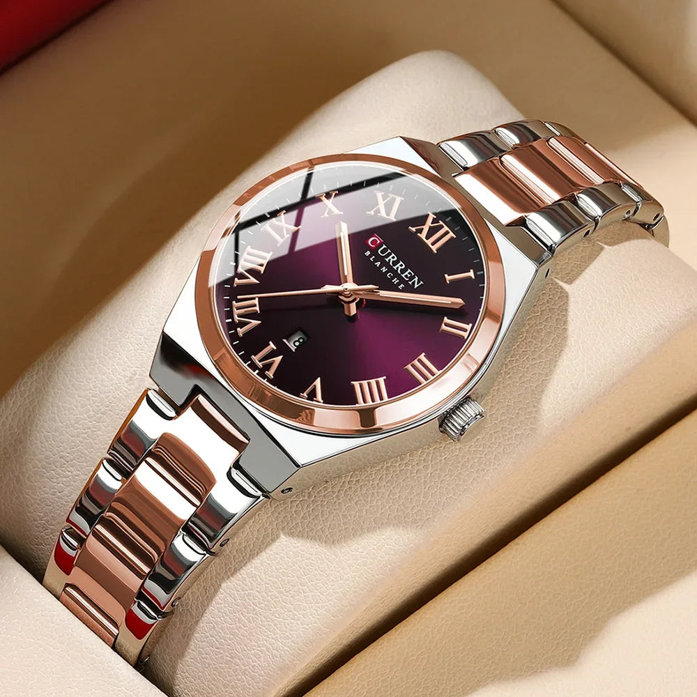 Luxury Women's Watch - Waterproof Stainless Steel Dress Watch